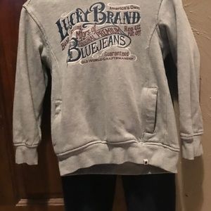 Boys (size 6) Lucky Brand sweatsuit